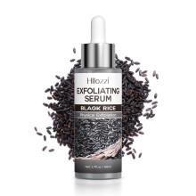 (80ml Black) Rice Exfoliating Serum Set – White Rice Hydrating & Black Rice Brightening, Pore-Cleansing for a Brighter, Clearer
