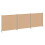 VidaXL vidaXL 4-Panel Room Divider Beige 525 x 180 cm Fabric 5