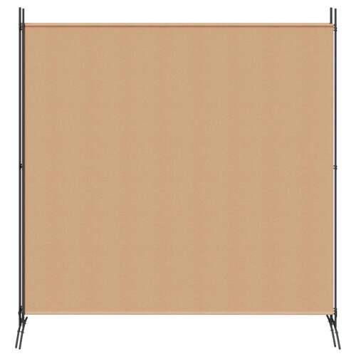 VidaXL vidaXL 4-Panel Room Divider Beige 525 x 180 cm Fabric 1