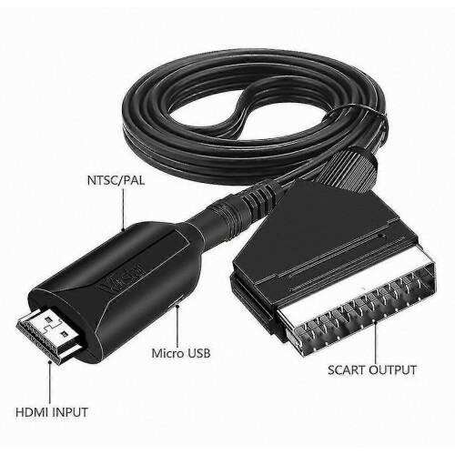 Νέο καλώδιο HDMI σε Scart, άμεση σύνδεση μήκους 1 μέτρου, βολικό Conversi Shytmv 1
