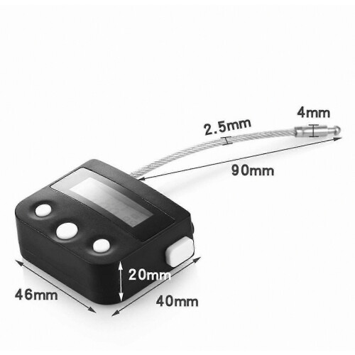 2x Time Lock Electronic Timer Lock Household Temporary Lock Time Lock Electronic Lock Countdown 1