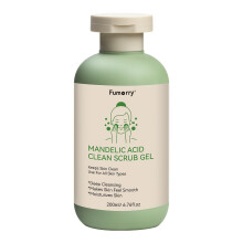 (200ml) 1 Piece - Salicylic Acid Cleansing Scrub Gel with Aloe, Rose, and Chamomile, for Deep Skin Cleansing and Hydration.