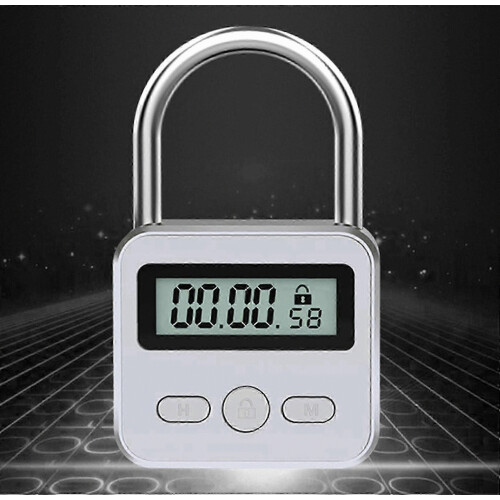 Μεταλλικό χρονόμετρο κλειδώματος LCD Χρόνος 99 ωρών Μέγιστος χρόνος USB Χρονόμε 1