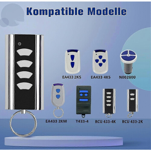 Remote Control for Entrematic RCU 433-4K, 2 Pcs 1