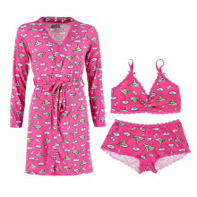 Love to Sleep Women's Martini Dressing Gown Lounge Set