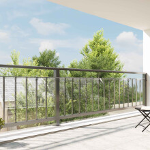 vidaXL Plant Cover Transparent 1 x 12 m PVC