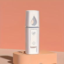 1pc Portable Spray Moisturizer, Moisturizing, USB Rechargeable Mode, Mirror Function, Portable Facial Humidifier,