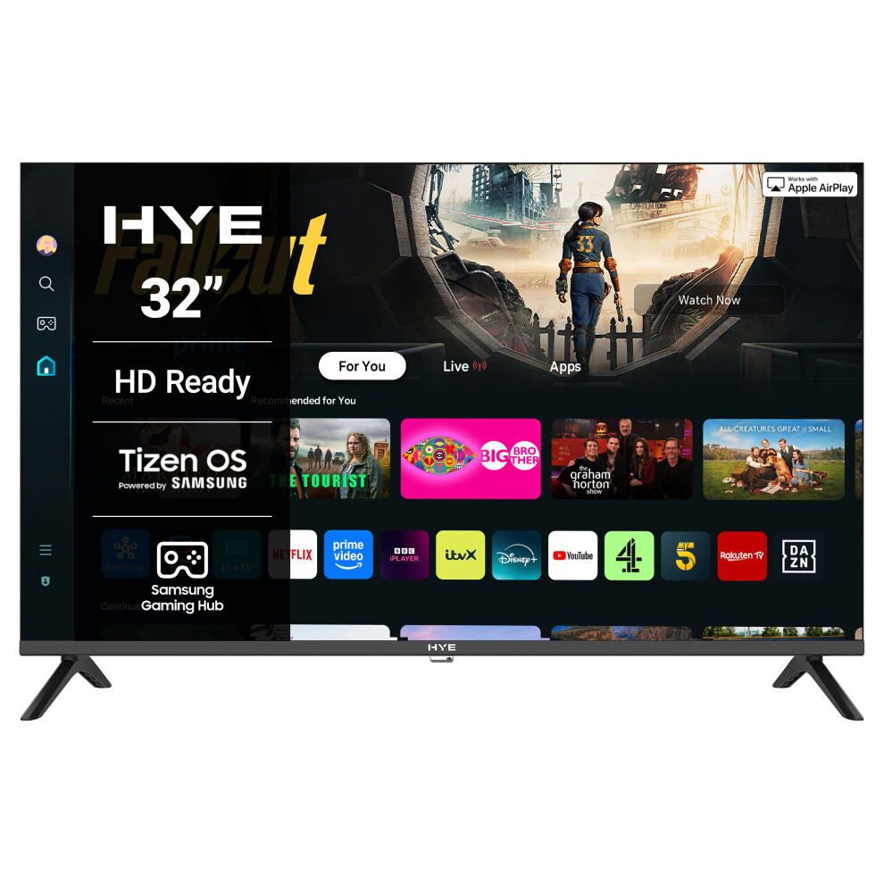 Hye 32 Inch Smart Tv Hd Ready Tizen Os - 32Hds1008 5056770301507