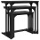 VidaXL vidaXL Nesting Coffee Table 3 pcs Black oak Engineered wood 4