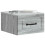 VidaXL vidaXL Wall-Mounted Bedside Cabinet 2 pcs Grey Sonoma Engineered Wood 5