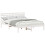 VidaXL vidaXL Bed Frame White 150 x 200 cm Solid Pine Wood 2