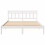 VidaXL vidaXL Bed Frame White 150 x 200 cm Solid Pine Wood 5