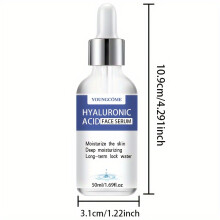 (50ml) Hyaluronzuur gezichtsessentie, verfrissend en niet-vettig gezichtsserum, verbetert de hydratatie van de droge huid,