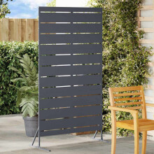 vidaXL Sichtschutz 100 x 50 x 180 cm Stahl Anthrazit