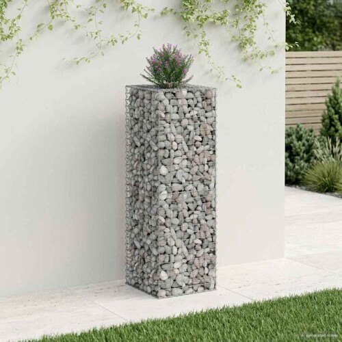 VidaXL vidaXL Gabion Raised Bed Silver 1