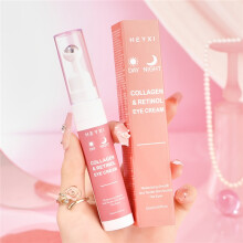 (15ml) Crème pour les yeux instantanée au collagène et au rétinol, lisse rapidement les poches, hydrate, éclaircit, les cernes
