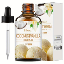 (30ml) Huile corporelle hydratante légère à la noix de coco et à la vanille |Huile de massage hydratante pour les soins de la p