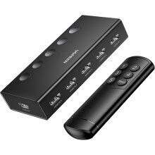 UGREEN HDMI Switch 5 in 1 Out, HDMI Splitter 4K@60Hz with Remote, 5 Port HDMI 2.