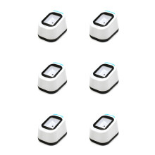 6X Kabelgebundener Barcodescanner USB-Multifunktionsscan Freihändiges Scannen Von QR-Code 1D- und 2D-Codeleser für Supermärkte/Geschäfte
