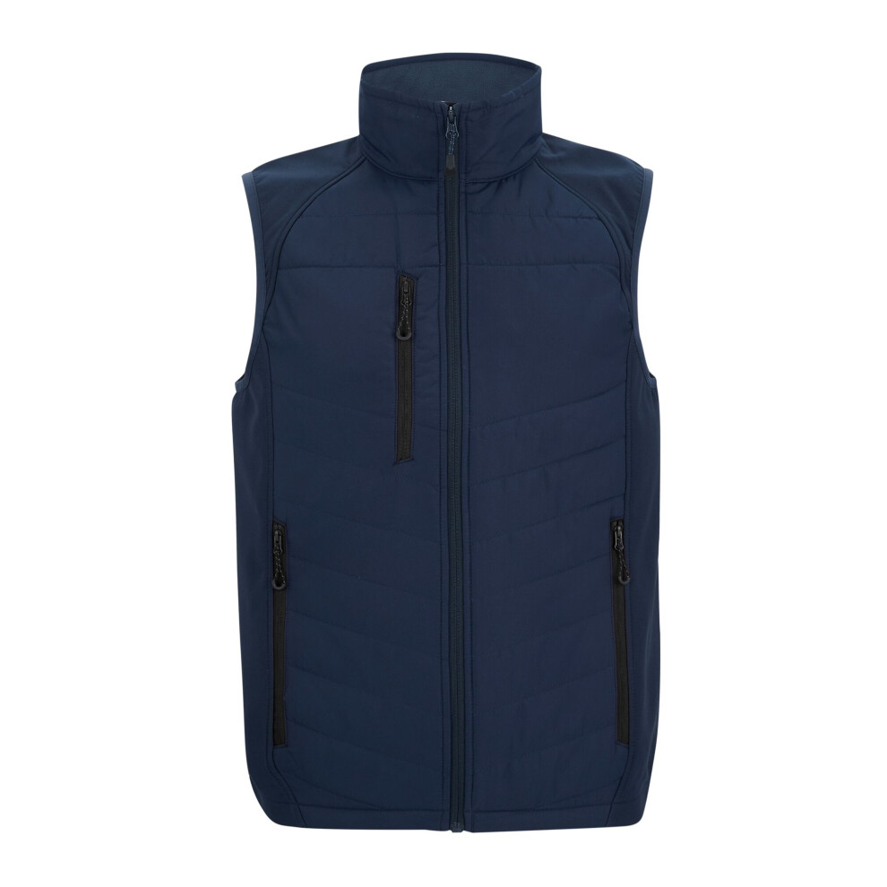 Regatta (M, Navy/Ash) Mens Full Zip Gilet