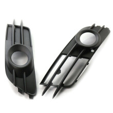 2X Car Front Bumper Fog Light Grille Fog Lamp Grill Cover for- A6 C7 2012-2016 4G0807682G 4G0807681A