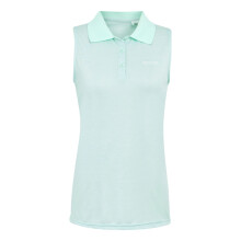 (14 UK, Icy Morn) Regatta Womens/Ladies Tima II Sleeveless Polo Shirt