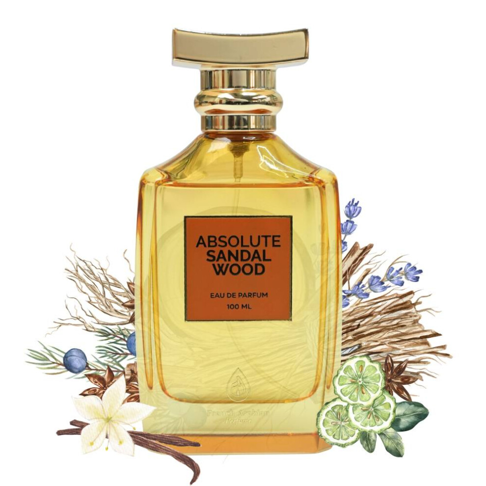 French Arabian Perfume Unisex Clear Absolute Sandalwood 100Ml Eau De Parfum For In - Image 5