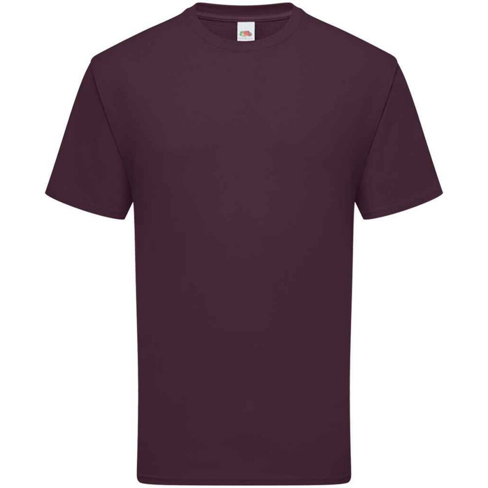 Fruit Of The Loom (2Xl, Dark Plum) Mens Ringspun Premium T-Shirt