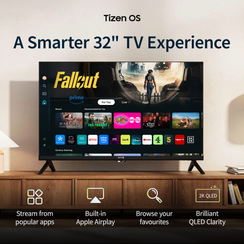 HYE 32QLEDS1008 32" QLED Smart TV 1