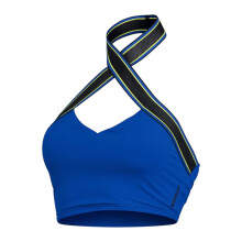 (14 UK, Blue) Speedo Womens/Ladies Stripe Halter Neck Bikini