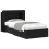 VidaXL vidaXL Bed Frame with Storage Black 75 x 190 cm Engineered Wood 1