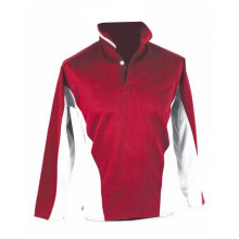 (38in - 40in, Scarlet/White) Carta Sport Unisex Adult Reversible Rugby Shirt