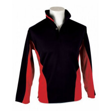 (30in - 32in, Black/Scarlet) Carta Sport Unisex Adult Reversible Rugby Shirt