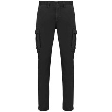 (30R, Washed Black) Native Spirit Mens Washed Cargo Trousers