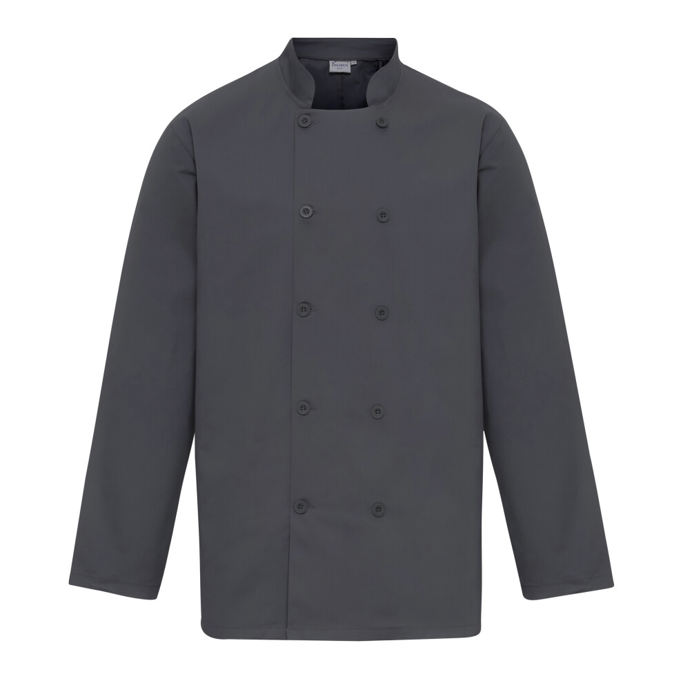 Premier (4Xl, Steel Grey) Unisex Chefs Jacket