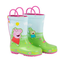 (9 UK Child, Multicoloured) Peppa Pig Childrens/Kids Play Days Handle Wellington Boots
