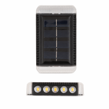 Solar LED Wall Light JY-T205, Warm White Light, for Garden, Stairs, Pathways and Fences