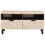 VidaXL vidaXL Coffee Table with Drawer White 80 x 54 x 40 cm Solid Mango Wood 5