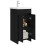 VidaXL vidaXL Badezimmerschrank mit Waschbecken Schwarze Eiche 4