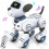 (Blue) Cane robot telecomandato per bambini dai 3 ai 5 anni, programmabile, che balla e cammina, con controllo tramite tocco e voce. 1