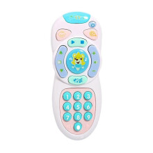 (Pink) KAESI Simulering Elektrisk Fjärrkontroll LED Musiktelefon Baby Interaktiv Leksak