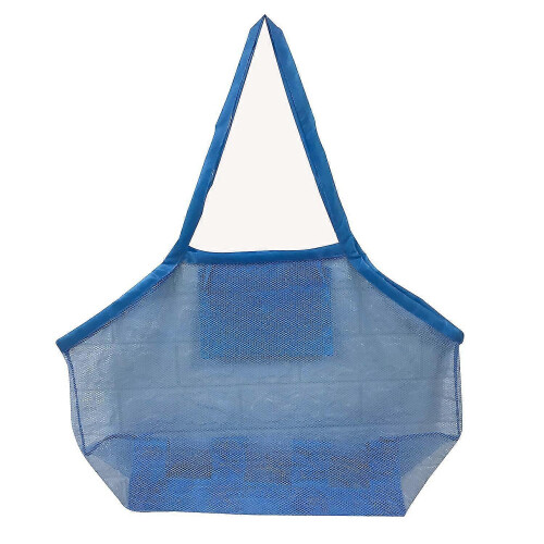(Green) Kids Beach Shell Collecting Mesh Toy Bag - MXBC