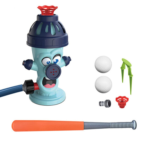 (hydrant) Reusable Spinning Water Sprinkler Toy for Summer Backyard Fun