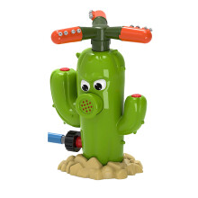 (spin cactus) Arroseur d'eau rotatif réutilisable pour s'amuser dans le jardin en été