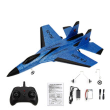 (Yellow) Flexibel EPP-skum RC SU35 Fighter Long Endurance Barn Blå