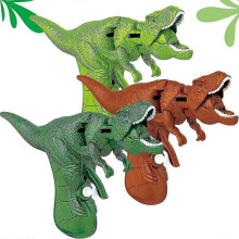 (light green) Children Dinosaur Water Gun Toy for Ages 3-5 Small Spray Gun Open Close Mouth Set of 3