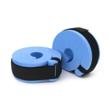 (Blue) paire de brassards et de chevillères de natation en mousse avec boucles à dégagement rapide pour l'entraînement (bleu)