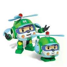 (Helly) Silverlit Robocar Korea Robot Transformed Car Roy Haley Anime Leksak Barnpresent