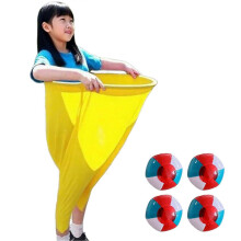(Yellow, 4 Balls) Granny Pants Yard Game for Kids Adults Funny Outdoor Family Party Backyard Fun