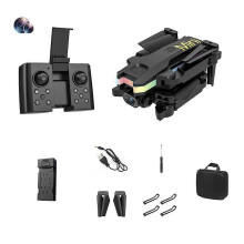 (Black, Type 3) Drone quadricottero per fotografia aerea 2.4G con telecomando, adatto ad adulti e bambini.